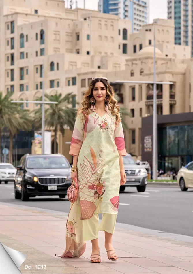 Summer Pastels By Lady Leela Designer Kurti With Bottom Dupatta Wholesale Price In Surat